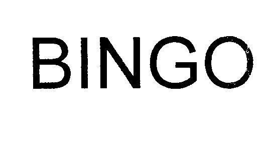 Mẫu nhãn hiệu BINGO