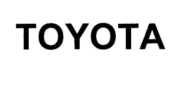 Mẫu nhãn hiệu TOYOTA