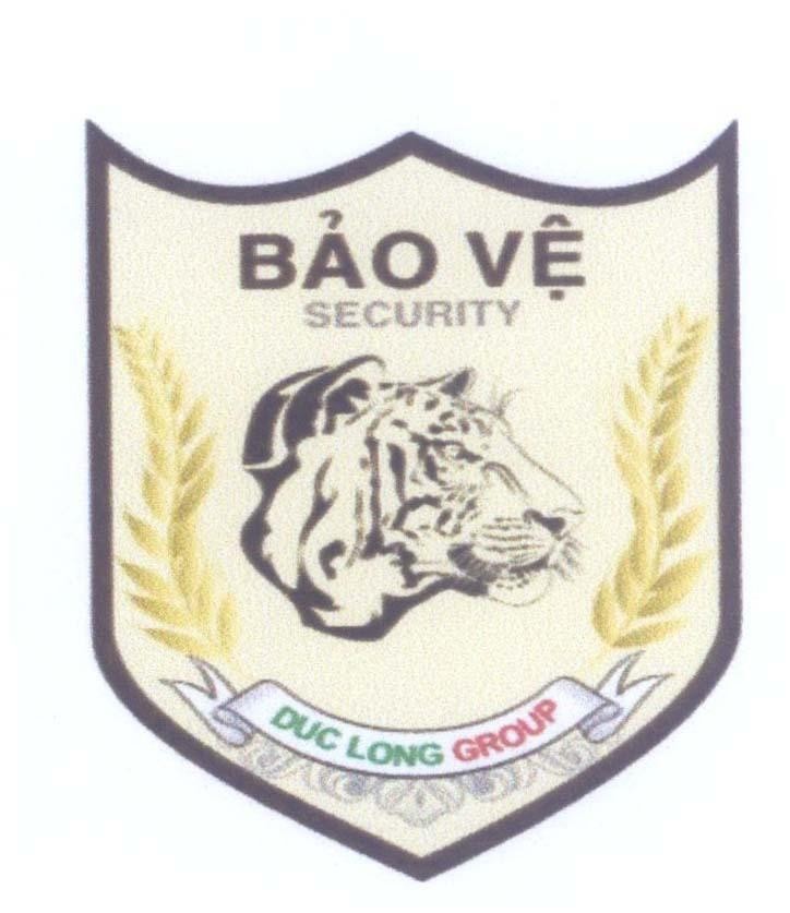 Mẫu nhãn hiệu Bảo Vệ SECURITY DUC LONG GROUP