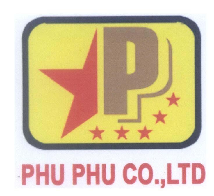Mẫu nhãn hiệu P PHU PHU CO., LTD