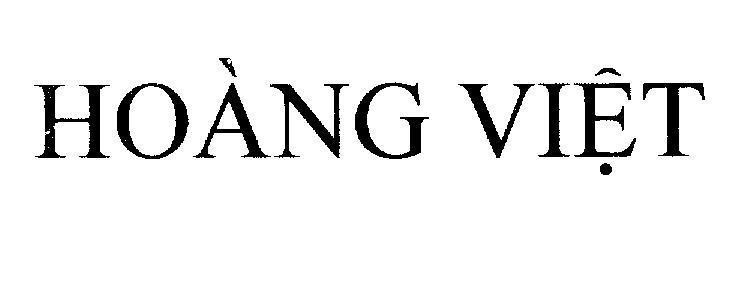 Mẫu nhãn hiệu Hoàng Việt