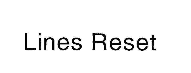 Mẫu nhãn hiệu Lines Reset