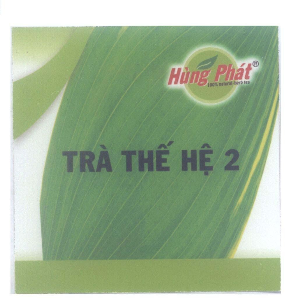 Mẫu nhãn hiệu Hùng Phát Trà Thế Hệ 2 100% natural-herb tea