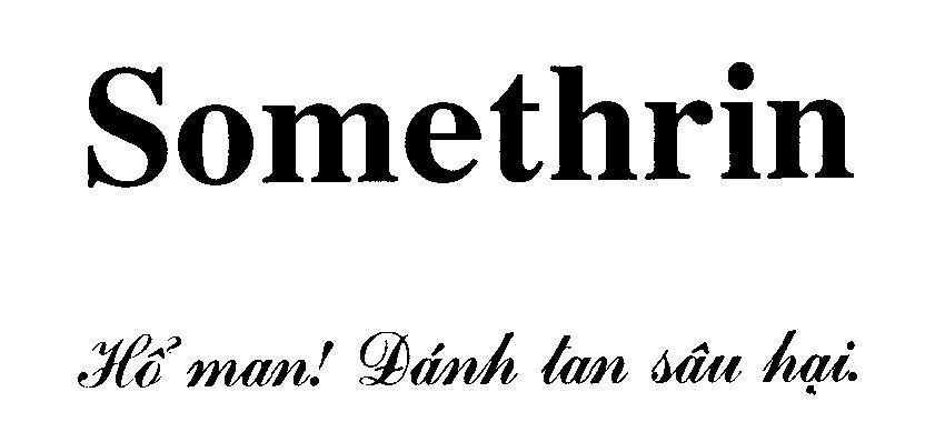 Mẫu nhãn hiệu Somethrin Hổ man ! Đánh tan sâu hại