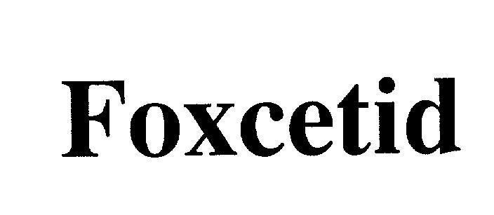 Mẫu nhãn hiệu Foxcetid