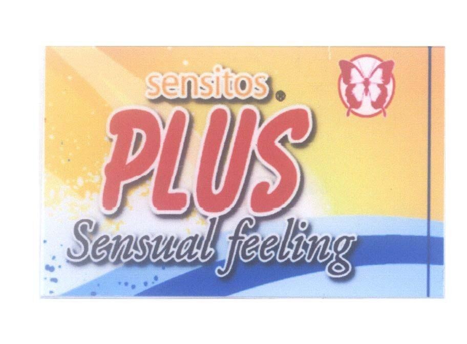 Mẫu nhãn hiệu PLUS sensitos Sensual feeling