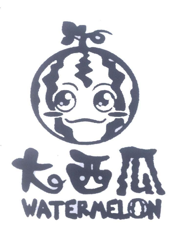 Mẫu nhãn hiệu WATERMELON [da xi gua: quả dưa hấu]