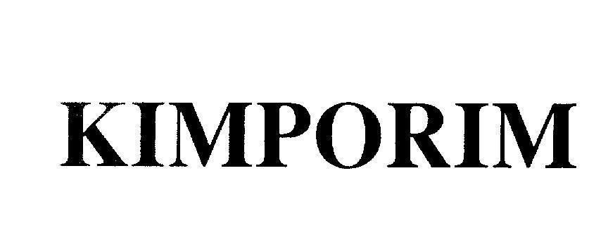 Mẫu nhãn hiệu KIMPORIM