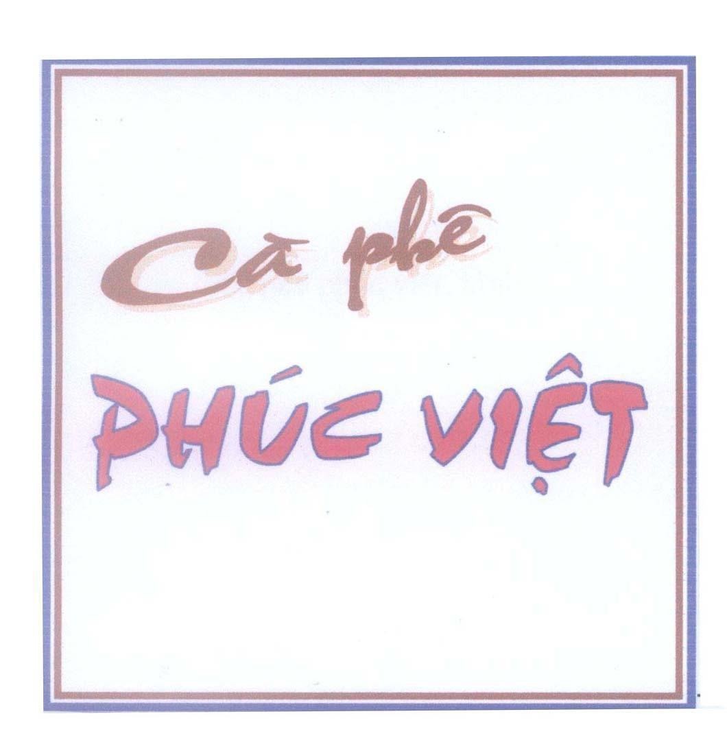 Mẫu nhãn hiệu Cà phê Phúc Việt