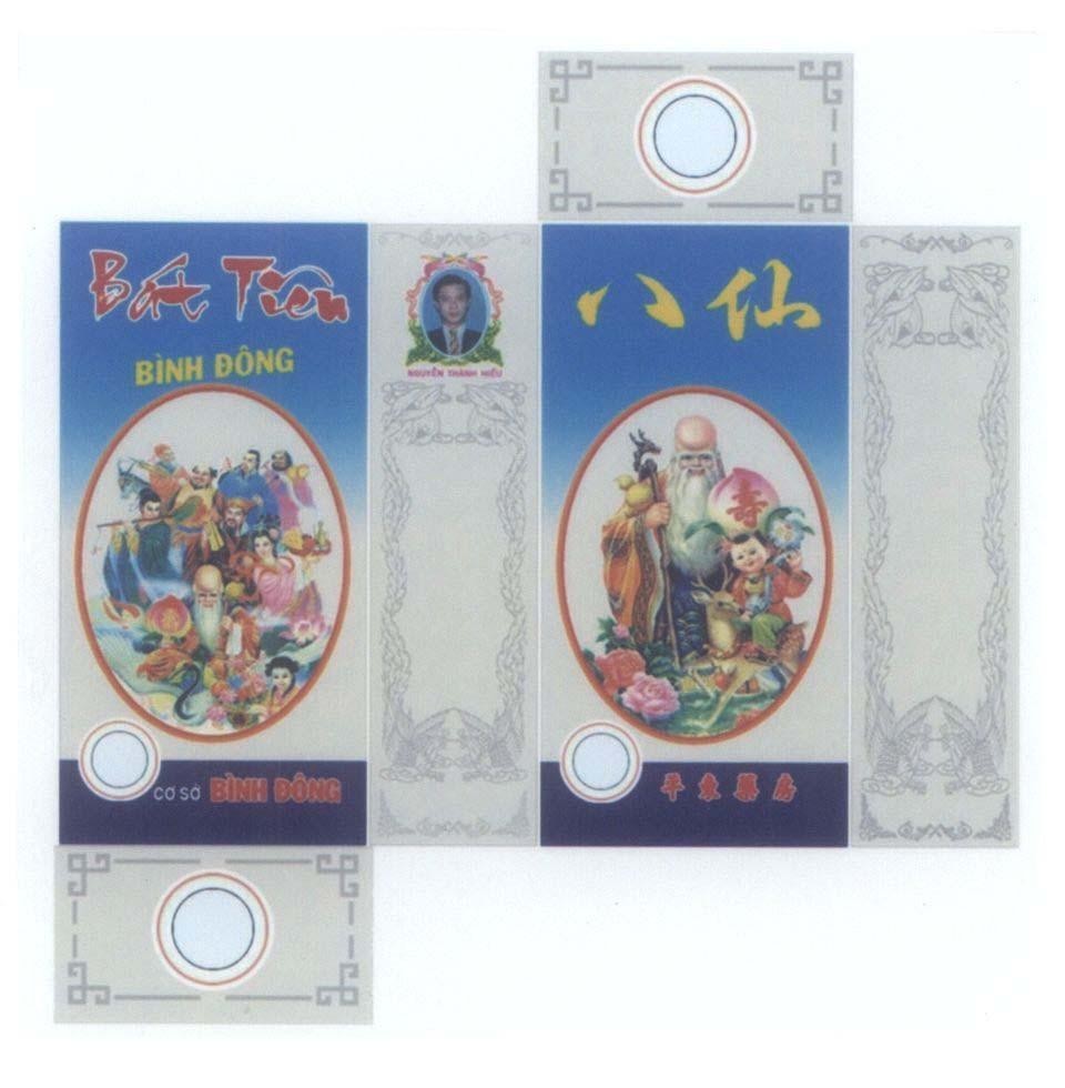 Mẫu nhãn hiệu Bát Tiên Cơ Sở Bình Đông Nguyễn Thành Hiếu [ba xian: bát tiên, Ping Dong Yao Fang]
