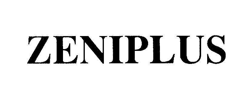 Mẫu nhãn hiệu ZENIPLUS