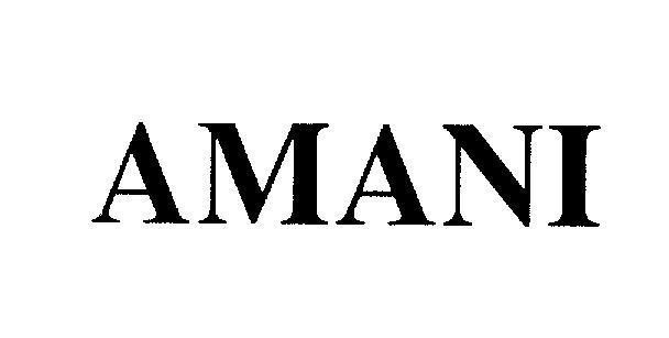 Mẫu nhãn hiệu AMANI