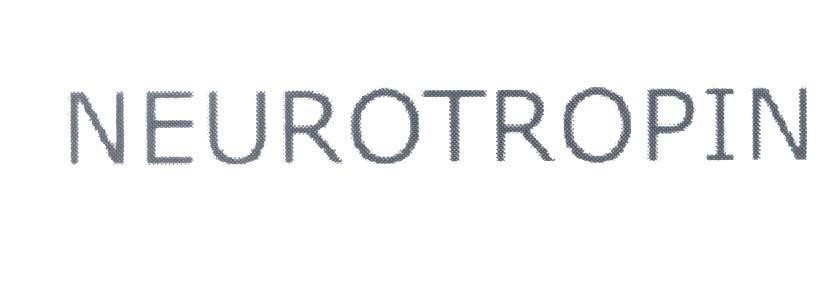 Mẫu nhãn hiệu NEUROTROPIN
