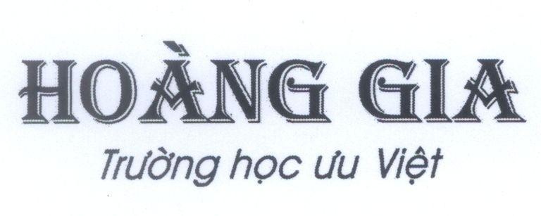 Mẫu nhãn hiệu Hoàng Gia Trường học ưu Việt
