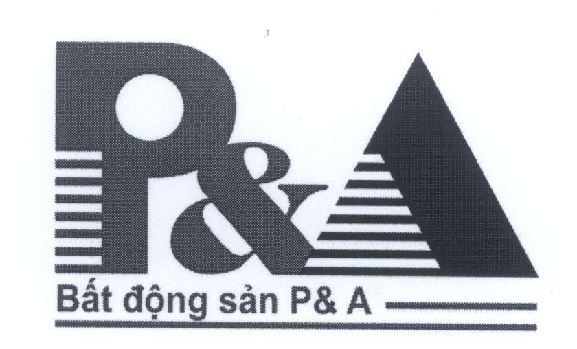 Mẫu nhãn hiệu P & A Bất động sản P & A