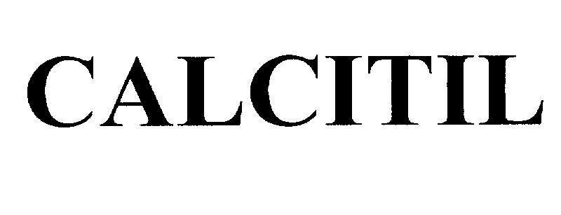 Mẫu nhãn hiệu CALCITIL