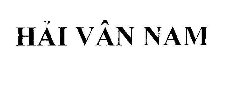 Mẫu nhãn hiệu Hải Vân Nam