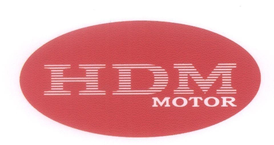 Mẫu nhãn hiệu HDM MOTOR