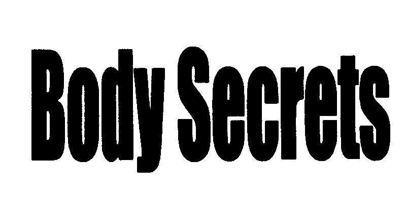 Mẫu nhãn hiệu Body Secrets