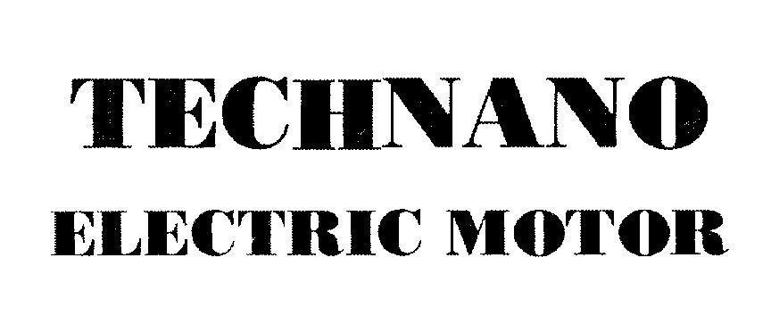 Mẫu nhãn hiệu TECHNANO ELECTRIC MOTOR