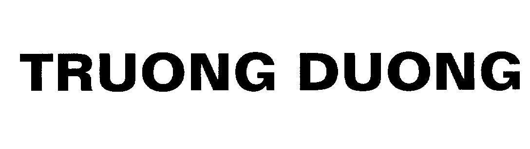 Mẫu nhãn hiệu TRUONG DUONG
