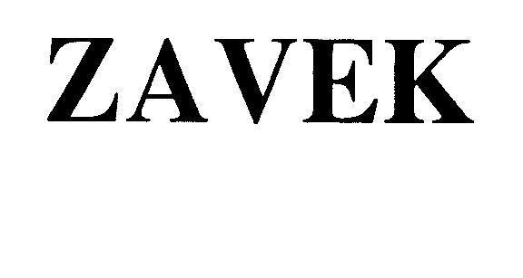 Mẫu nhãn hiệu ZAVEK