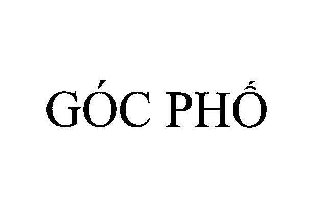 Mẫu nhãn hiệu Góc Phố