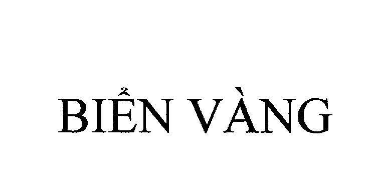 Mẫu nhãn hiệu Biển Vàng