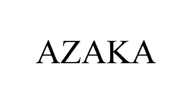Mẫu nhãn hiệu AZAKA
