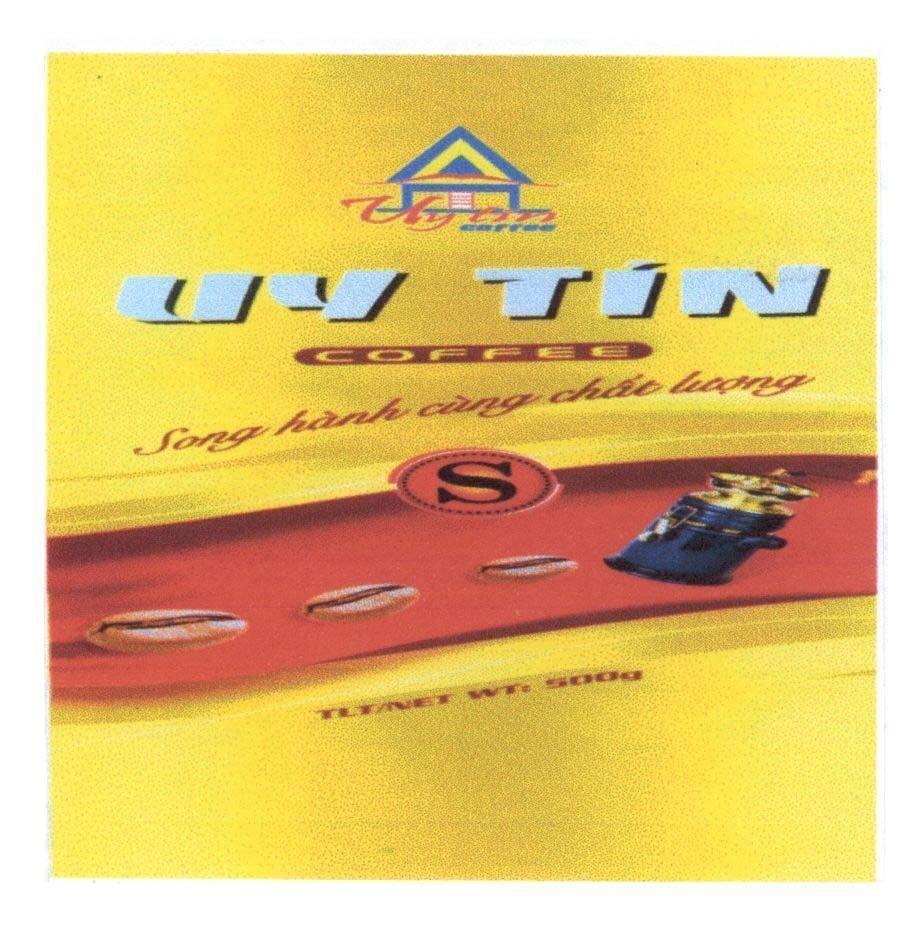Mẫu nhãn hiệu Uy Tín Caffee Song hành cùng chất lượng S