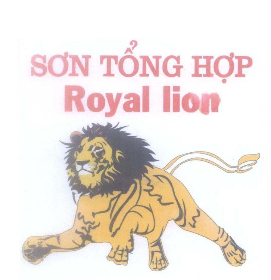 Mẫu nhãn hiệu Royal lion Sơn Tổng Hợp