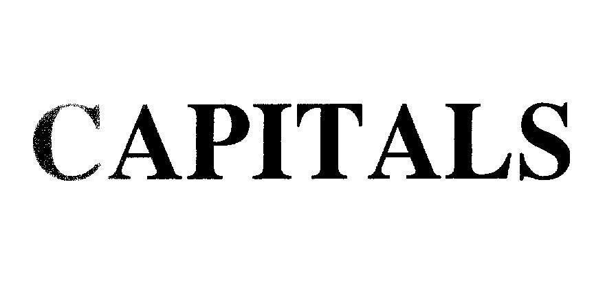 Mẫu nhãn hiệu CAPITALS