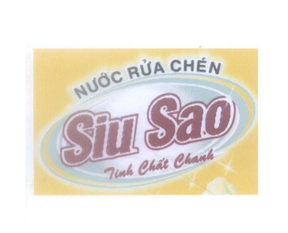Mẫu nhãn hiệu Siu Sao Tinh Chất Chanh Nước Rửa Chén