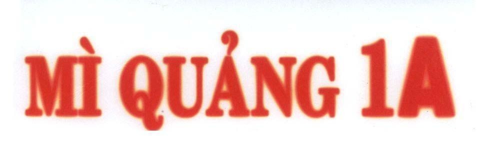Mẫu nhãn hiệu Mì Quảng 1A