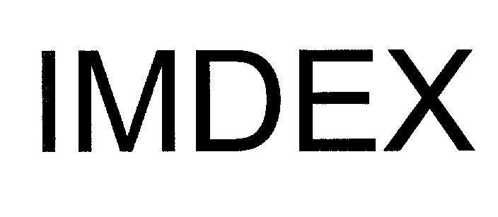 Mẫu nhãn hiệu IMDEX