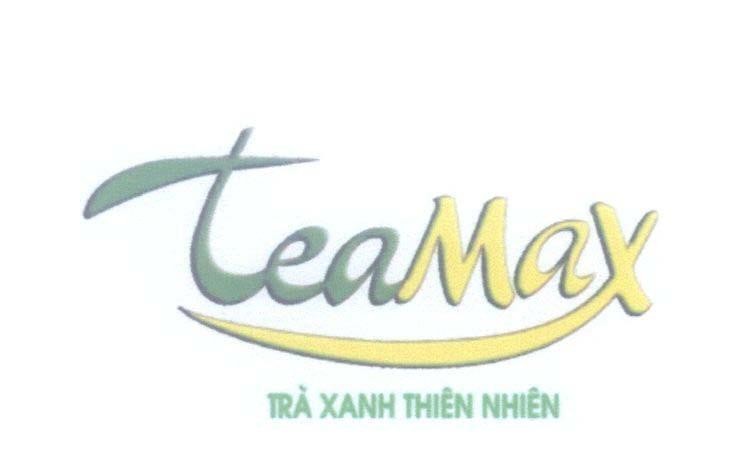 Mẫu nhãn hiệu TeaMax Trà Xanh Thiên Nhiên