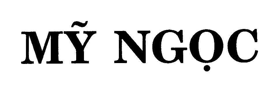 Mẫu nhãn hiệu Mỹ Ngọc
