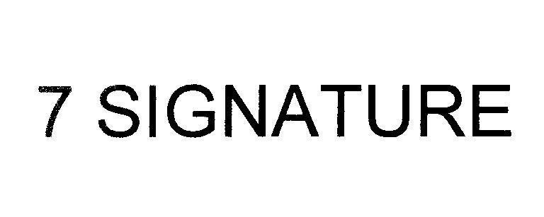 Mẫu nhãn hiệu 7 SIGNATURE