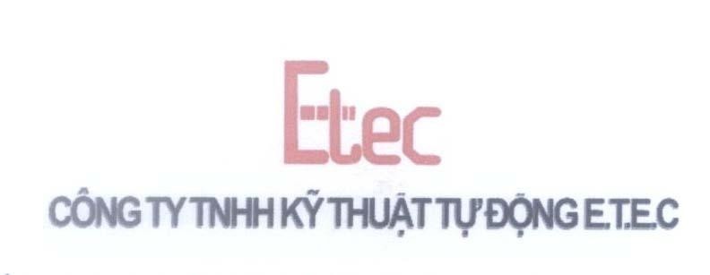 Mẫu nhãn hiệu Etec Công Ty TNHH Kỹ Thuật Tự Động E.T.E.C