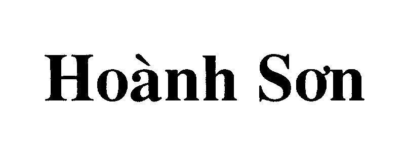 Mẫu nhãn hiệu Hoành Sơn