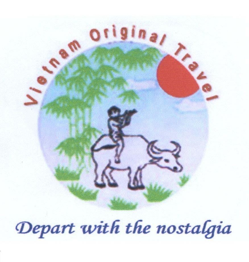 Mẫu nhãn hiệu Vietnam Original Travel Depart with the nostalgia