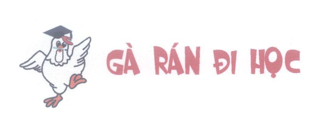 Mẫu nhãn hiệu Gà Rán Đi Học
