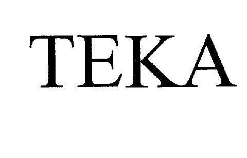 Mẫu nhãn hiệu TEKA