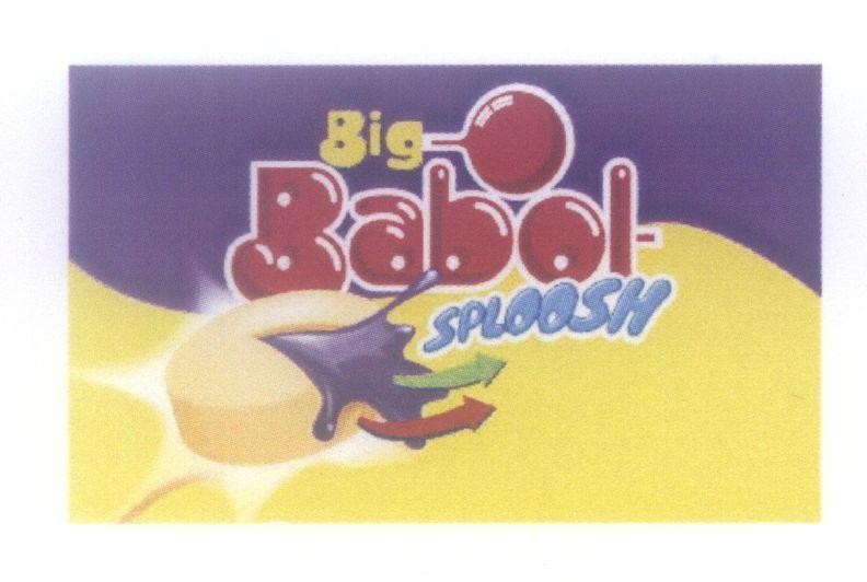 Mẫu nhãn hiệu Big babol SPLOOSH