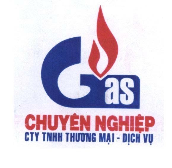 Mẫu nhãn hiệu Gas Chuyên Nghiệp CTY TNHH Thương Mại - Dịch Vụ