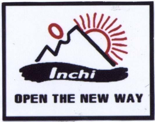 Mẫu nhãn hiệu Inchi OPEN THE NEW WAY