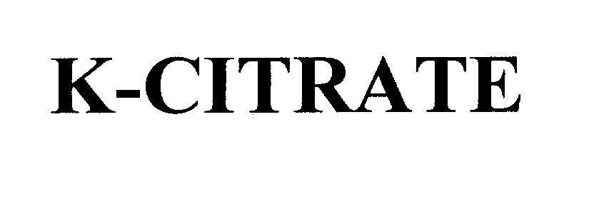 Mẫu nhãn hiệu K-CITRATE