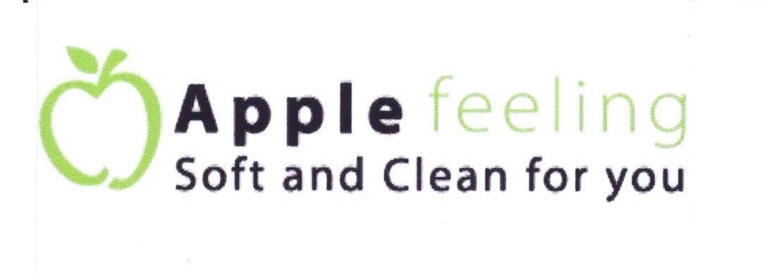 Mẫu nhãn hiệu Apple feeling Soft and Clean for you