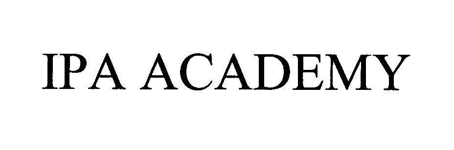 Mẫu nhãn hiệu IPA ACADEMY