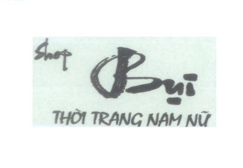 Mẫu nhãn hiệu Shop Bụi Thời Trang Nam Nữ